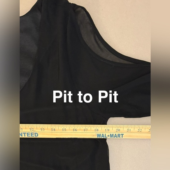 Lulu's Classic Black Sheer Long Sleeve Dress - Picture 5 of 8